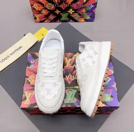 Louis Vuitton Trainer Sneakers [10 styles], versión blanca